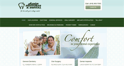 Desktop Screenshot of mariondenturesanddental.com