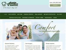 Tablet Screenshot of mariondenturesanddental.com